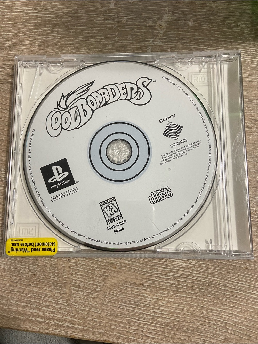 Cool Boarders | Sony PlayStation 1 PS1 1997 | Disc Only